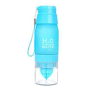 Пляшка соковичавниця H2O NEW блакитна 650 мл (WB-4880)