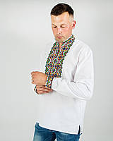 Вишиванка чоловіча Руслан на домотканому полотні