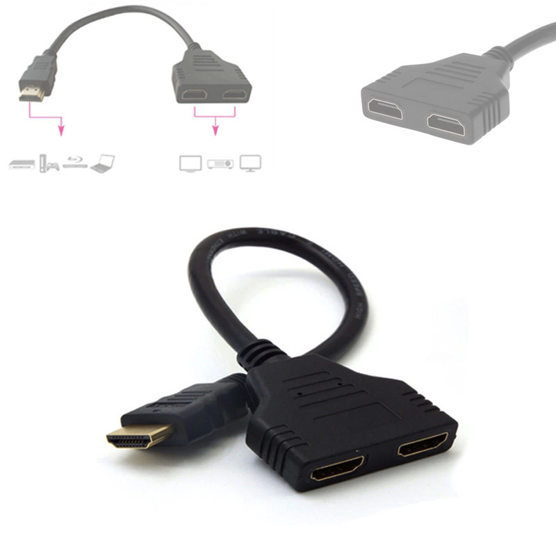 Спліттер HDMI - 2 HDMI, розгалужувач, комутатор, фото 1