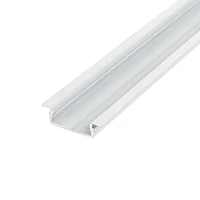 Врезной профиль ЛПВ-7 для LED ленты белый 1м (комплект)