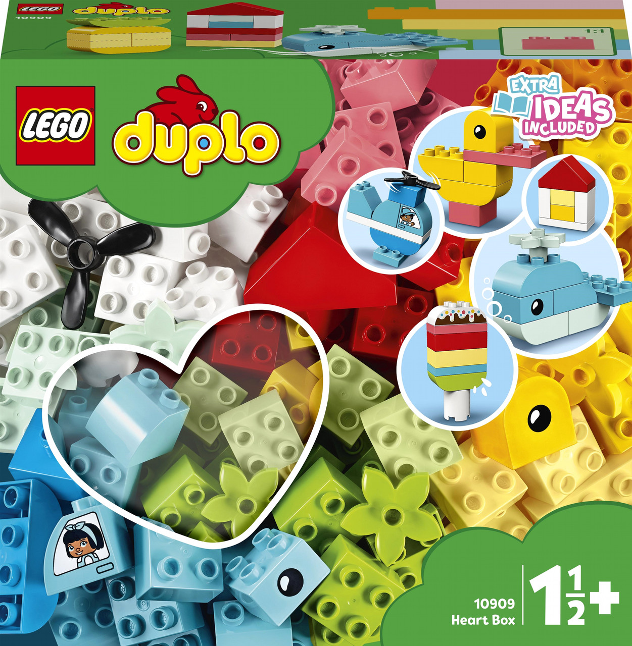 Lego Duplo Коробка-серце 80 деталей (10909)