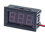 Вольтметр постійної напруги 5~120В у корпусі Червоний, фото 2