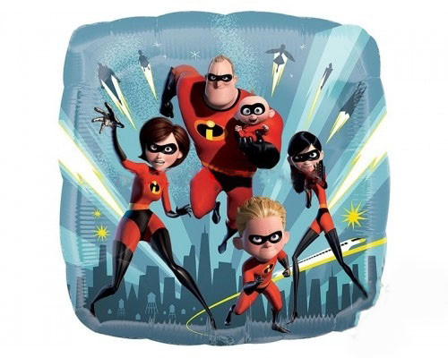 Фольгована куля Квадрат "Супер сімейка" 18`, Anagram, фото 1