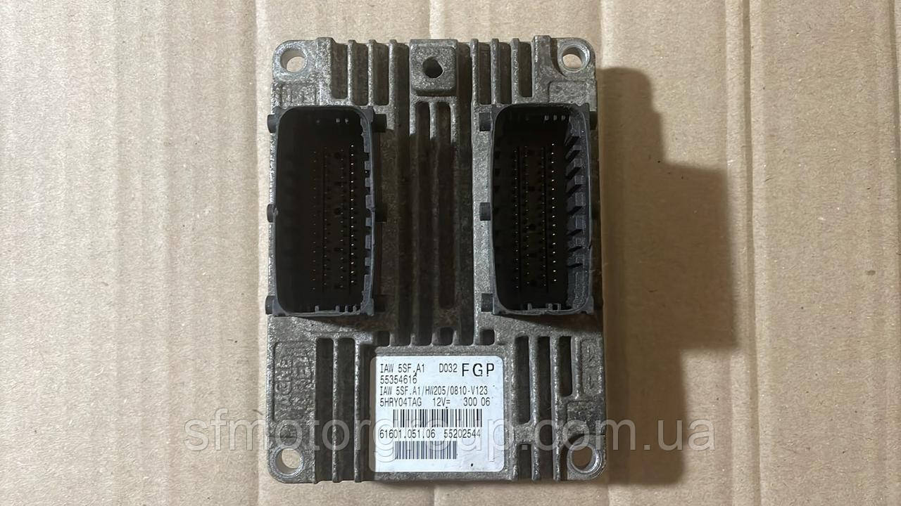 Блок керування двигуна Fiat Stilo 1,6 IAW5SFA1, IAW 5SF.A1, 55354616, 55202544