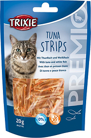 Ласощі для котів Tuna Shrimps - тунець і біла риба 20г, Trixie TX-42746