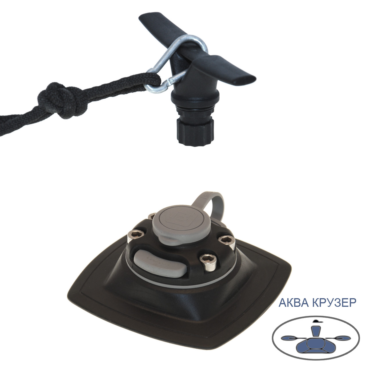 Комплект Fasten кнехт з набором для установки на надувний човен пвх, фото 1