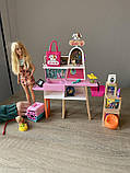 Барбі з вихованцями Зомагазин Бутик хатніх вихованців Pet Boutique Playset with 4 Pets, фото 9