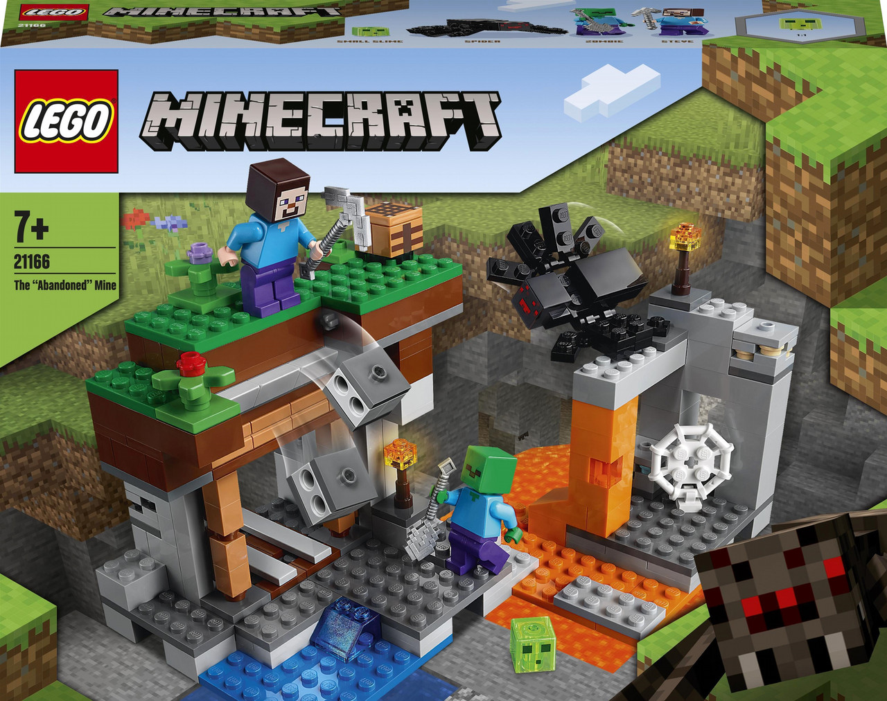 LEGO Minecraft покинута шахта 248 деталей (21166)