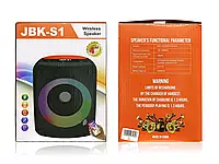 Колонка музыкальная портативная Bluetooth JBK-S1 30шт 8514