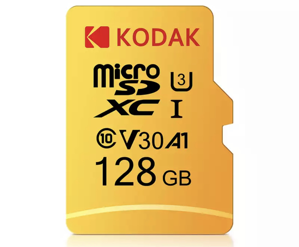 MicroSD Карта пам'яті Kodak UHS-L V30 A1 128Gb Class 10