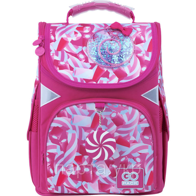 Рюкзак шкільний GoPack Education каркасний 5001-9 Candy, фото 1