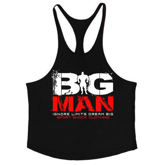 Майка борцовка на тонких лямках BIG MAN (Різні кольори), фото 1