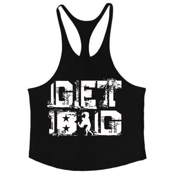 Майка борцовка на тонких лямках GET BIG (Різні кольори), фото 1