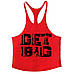 Майка борцовка на тонких лямках GET BIG (Різні кольори), фото 2