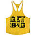 Майка борцовка на тонких лямках GET BIG (Різні кольори), фото 5