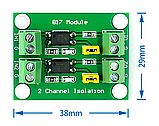 Модуль гальванічної розв’ язки 2 канала PC817, фото 2