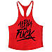 Майка борцовка на тонких лямках Alpha as Fuck (Різні кольори), фото 4