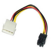 02-02-003. Кабель питания для видеокарт (6pin - PCI-E (Molex)), 15см