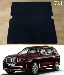 Ворсовий килимок в багажник BMW X7 G07 '19-