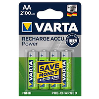 Аккумуляторы VARTA HR06 АА 2100mAh в упаковке 4 шт