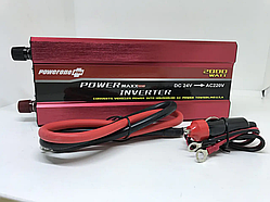 Перетворювач PowerOne Plus 24V-220V 2000W + USB (SST-1000A)