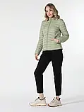 Куртка жіноча демісезонна стійка без капюшона М оливка, фото 3