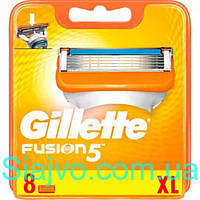 Лезвия к бритве Gillette Fusion, 8 шт. (Германия) Gillette Fusion Manual Rasierklingen, 8 St