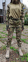 Форма жіноча  Мультикам  Бойова форма тактичні штани Камуфляжна форма ХЛ, фото 5