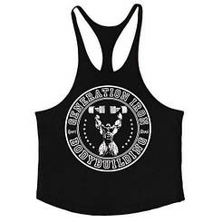 Майка борцовка на тонких лямках Generation iron (Різні кольори)