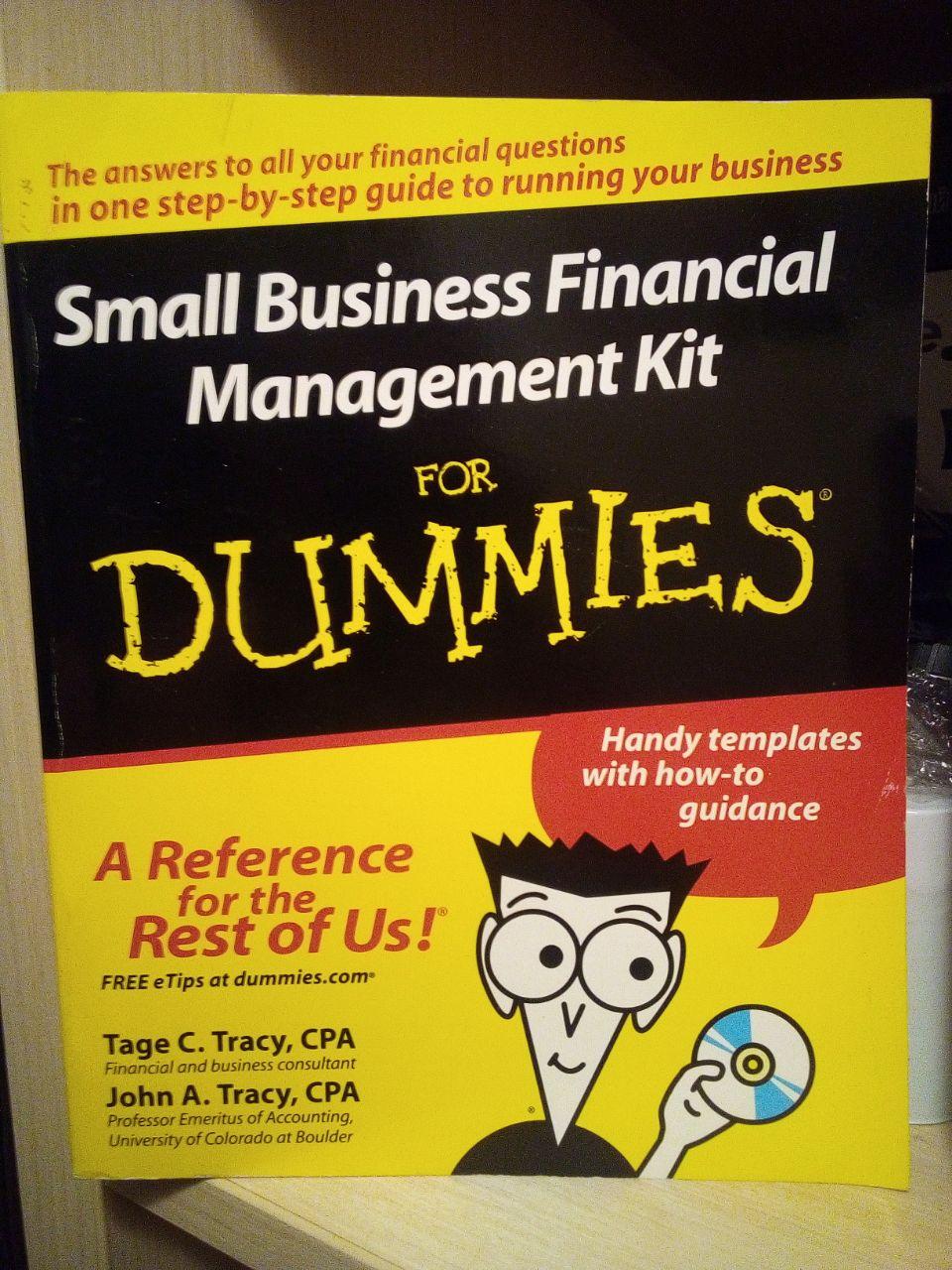 Tage c. tracy, john a. tracy "small business financial management kit for dummies "