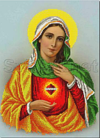 Схема для вышивки бисером Пылающее Сердце Марии Цена указана без бисера