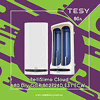 Tesy BelliSlimo Cloud 80 Dry GCR 802724D E31 ECW водонагрівач 80л універсального монтажу з сухим ТЕНом