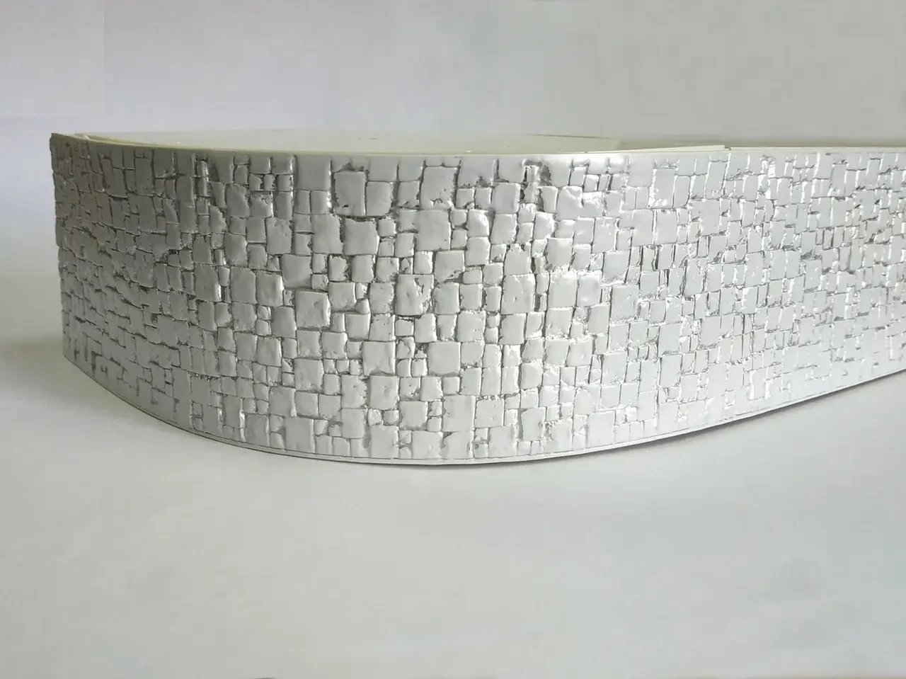 Карниз EUROLINE от 1.20 до 6 метров Кайман Белое Серебро усиленный для штор комплект и для натяжных потолков, фото 1