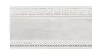 Лента декоративная 70 мм, Бленда Меандр 3 Мрамор хром на потолочный карниз КСМ усиленый багет для штор