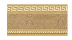 Лента декоративная 70 мм, Бленда Меандр 3 Песок на потолочный карниз КСМ, усиленный карниз потолочный
