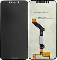 Дисплей модуль тачскрин Motorola XT1941-4 Moto One/XT1941-2 Moto P30 Play черный