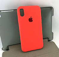 Чехол на iPhone XR накладка Original Soft Touch бампер кораловый оригинал