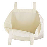 Еко-сумка з бавовни для покупок з саржі (50х40х14 см) 240 г/кв., фото 2