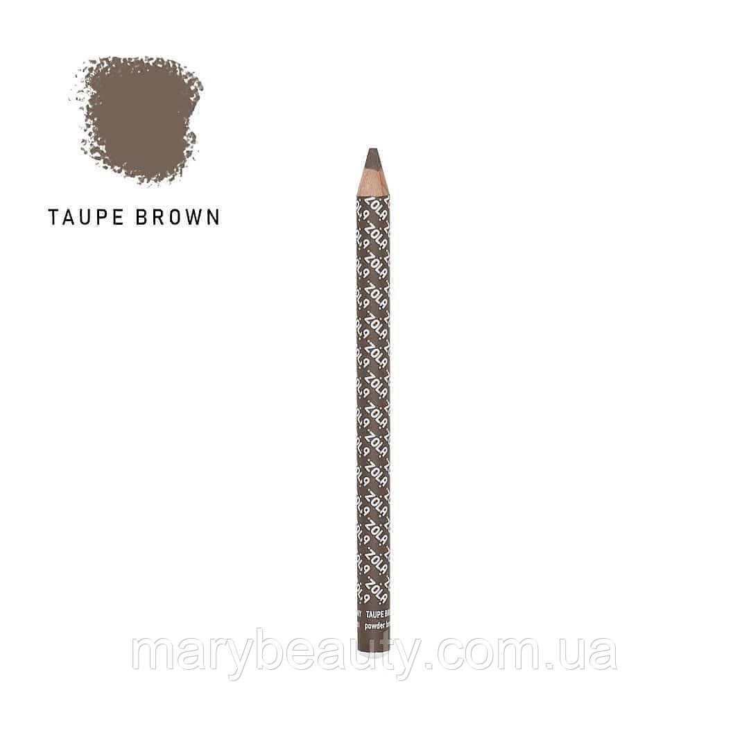 Олівець для брів пудровий ZOLA Taupe brown