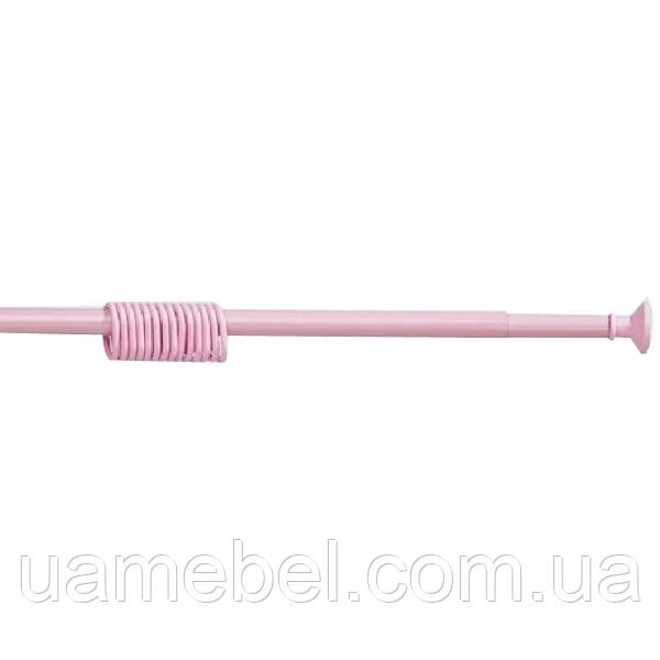 Карниз 1,2-1.8 м для ванної "Lux Galaxy" Рожевий 013
