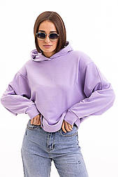 Жіноче стилізоване оверсайз худі з фігурними проймами