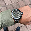 Чоловічий військовий годинник AMST срібний металевий, протиударний АМСТ Silver Original, фото 2