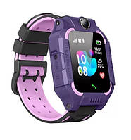 Детские Смарт часы Smart Baby Z6 Умные часы с сим картой фиолетовый