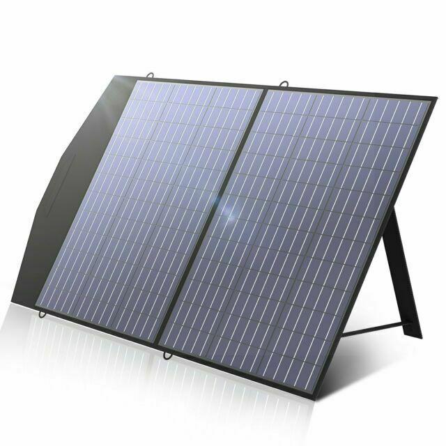Сонячна панель Allpowers 18V 100W для зарядних станцій Ecoflow, Bluetti портативная сонячна панель 100W