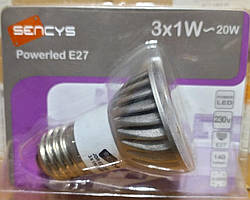 Світлодіодна лампа Sencys 3x1W (20W)