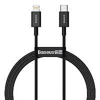 Кабель BASEUS Superior CATLYS-A03 Type-C Lightning 20W, 1 м, черный