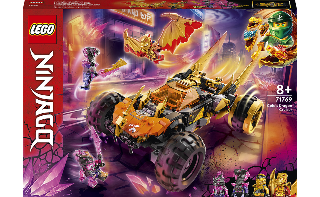 Lego Ninjago Крейсер Дракона Коула 384 деталі (71769)