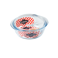 Кастрюля с/к O CUISINE  кастрюля стекл.кругл. 3л (2,2л+0,8л) с крышкой (208AC00/1043)