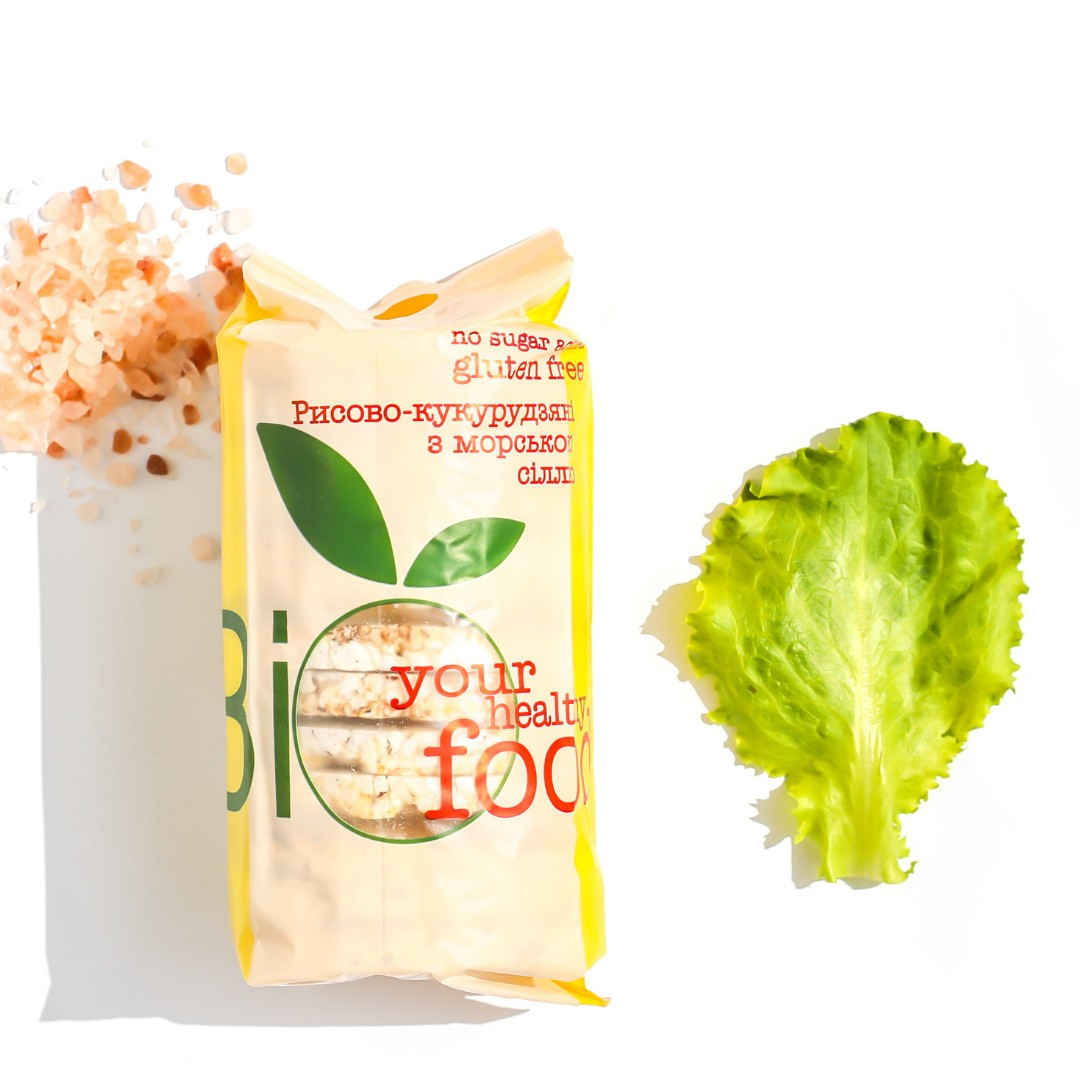 Хлібці рисово-кукрудзяні 100г Bifood