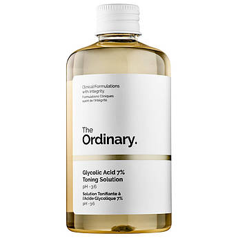 Оновлювальний тонік із гліколевою кислотою The Ordinary Glycolic Acid 7% Toning Solution 240 мл